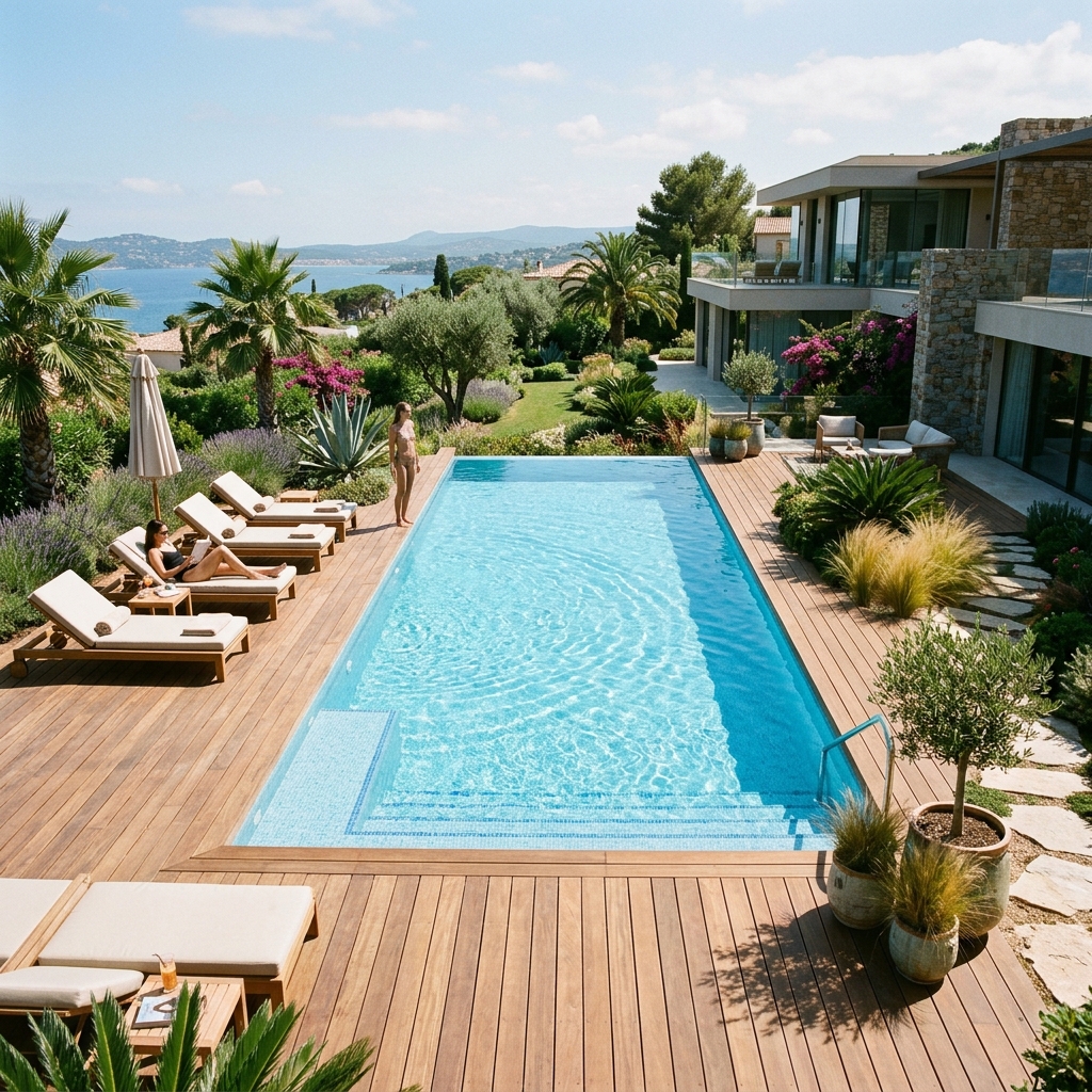 Piscine installée par Lumin'Ô en Haute-Loire